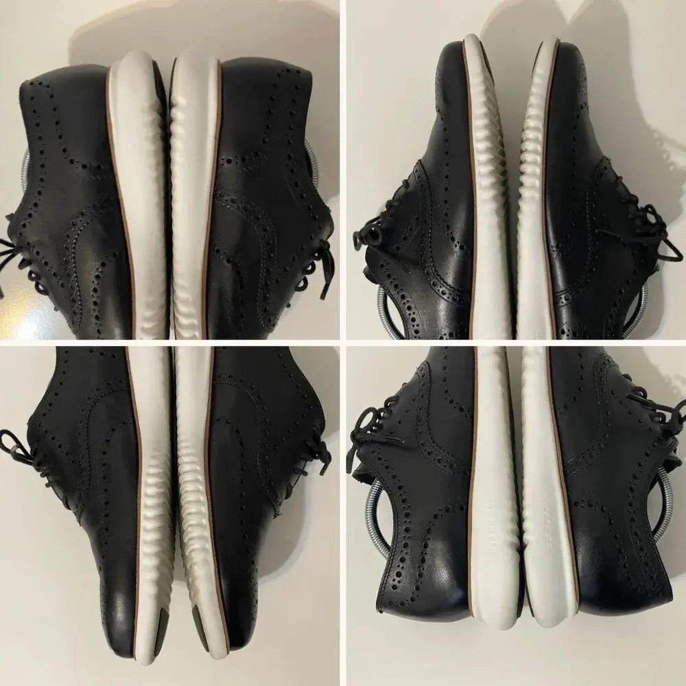 Cole Haan 2.Zerogrand Wingtip Oxford Dress Sneaker Black Men’s Sz 12